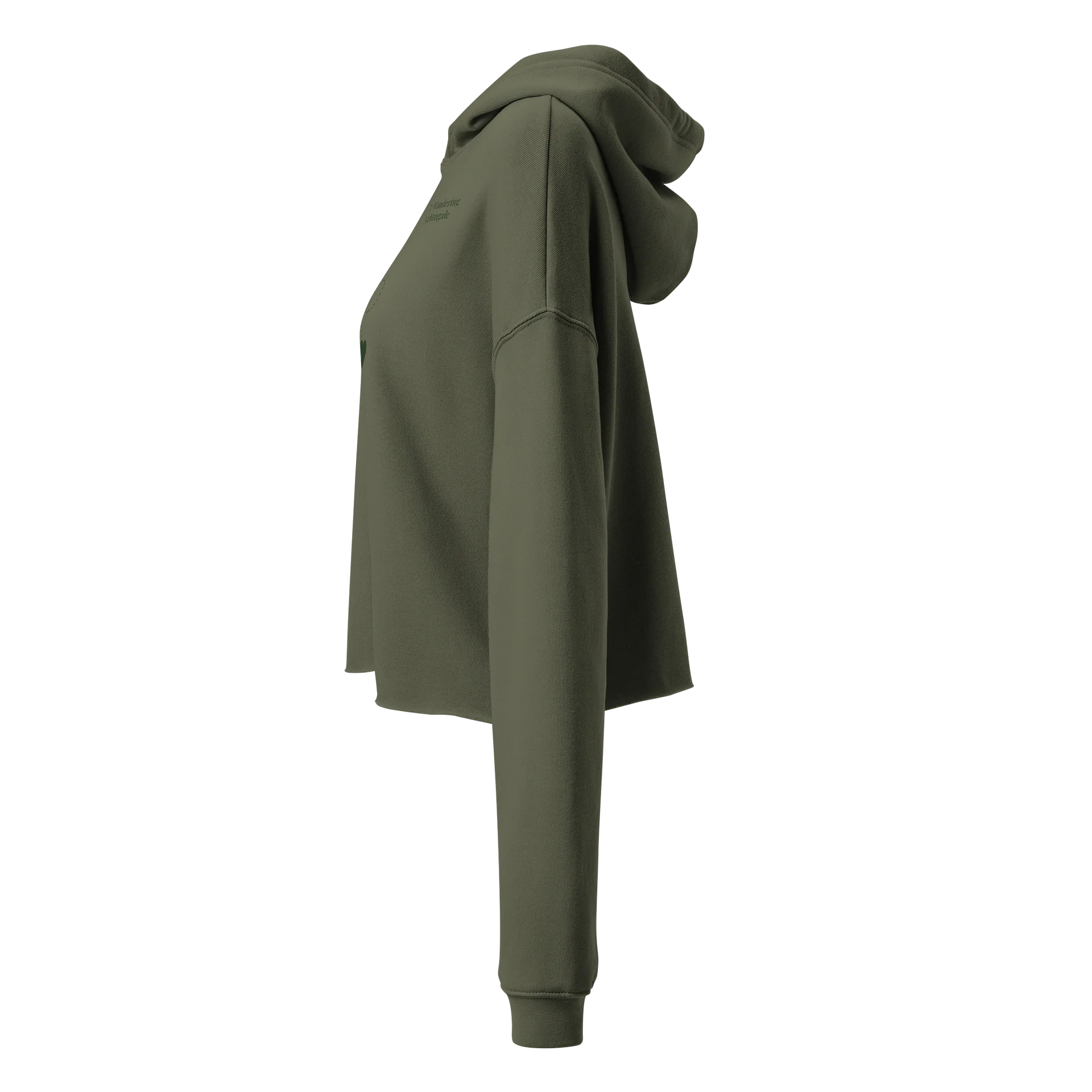 Mindful Wanderer Crop Hoodie product image (2)