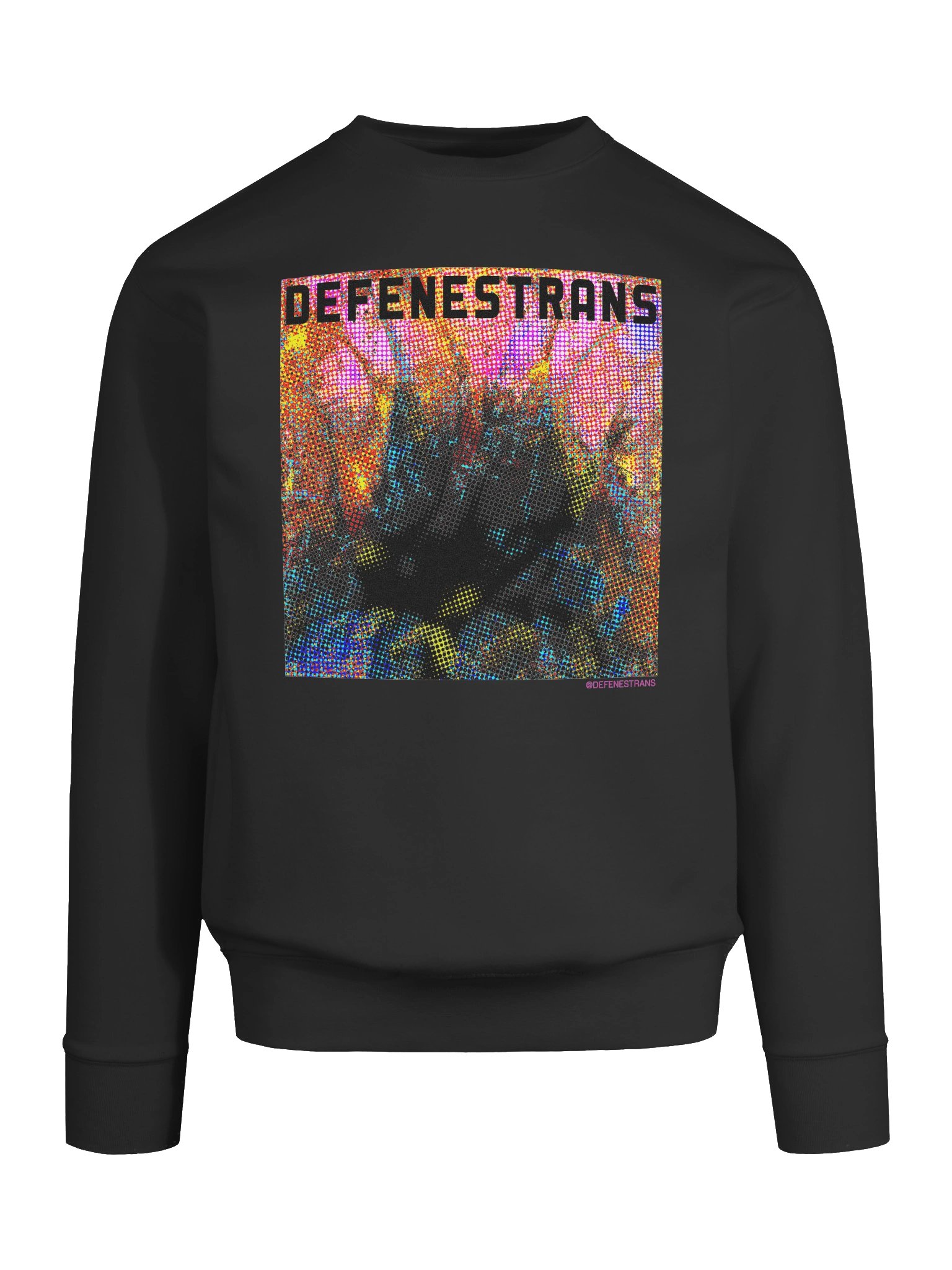 Defenestrans "glow" logo sweatshirt product image (35)