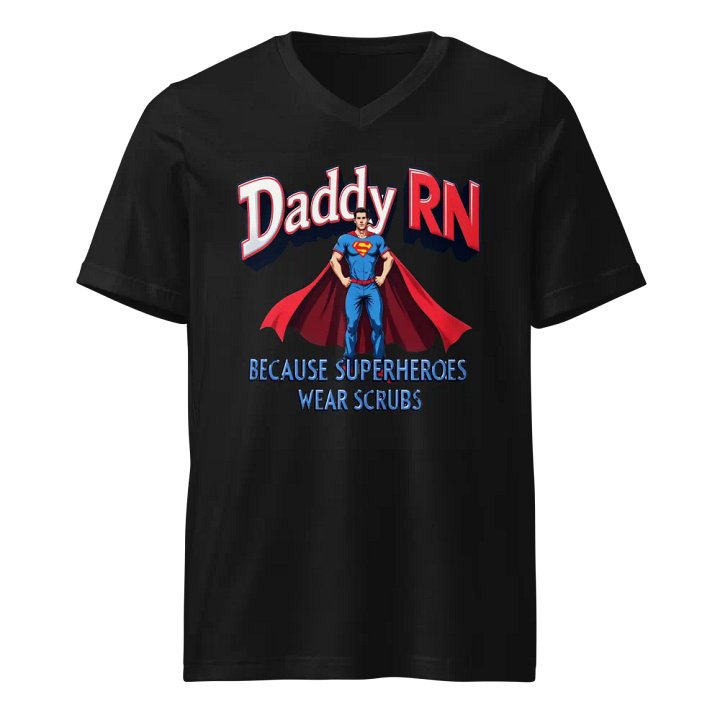 Daddy RN Superhero Tribute v-neck Tee product image (1)