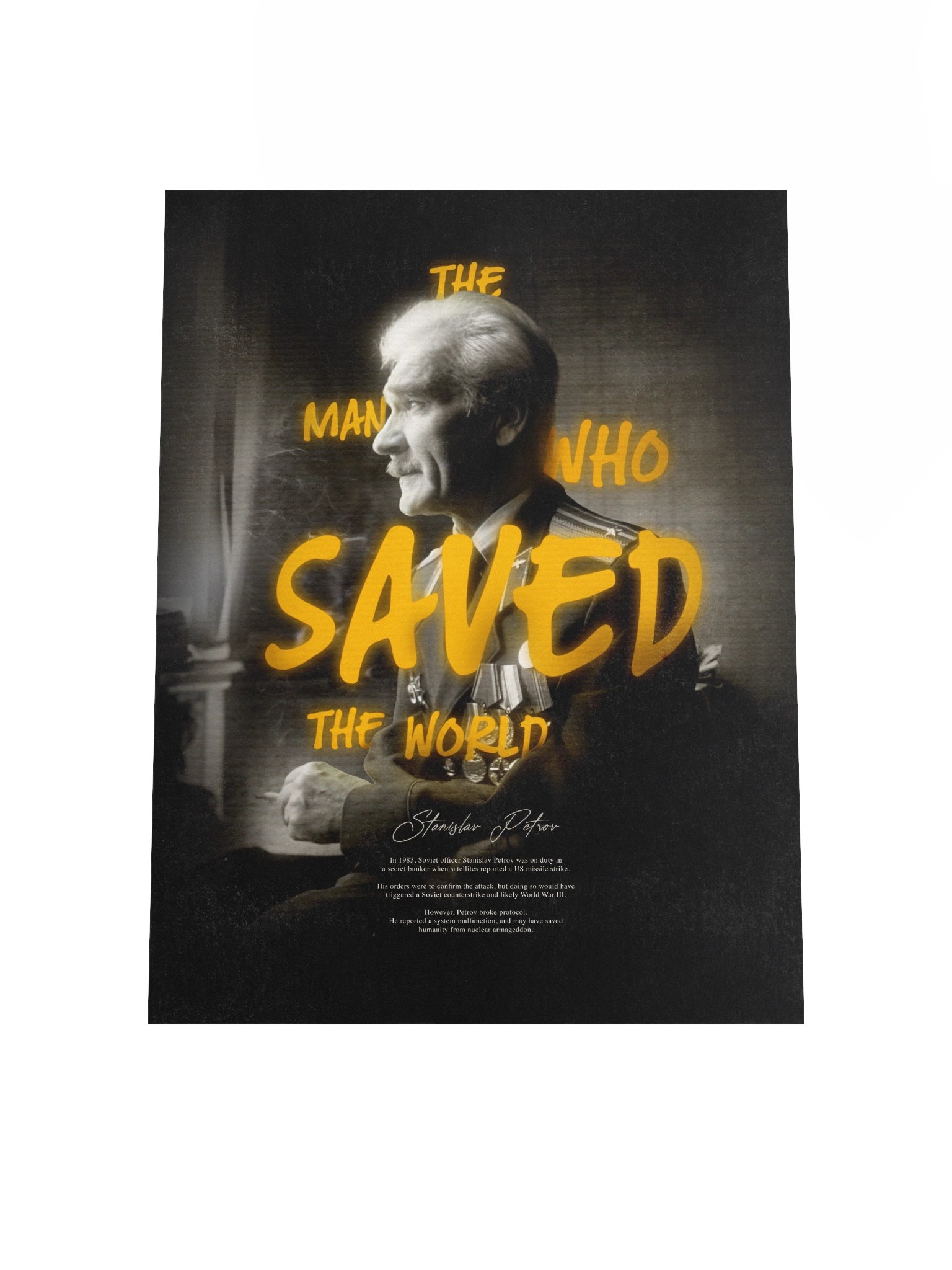 The Man Who Saved The World (Unframed Poster) product image (7)