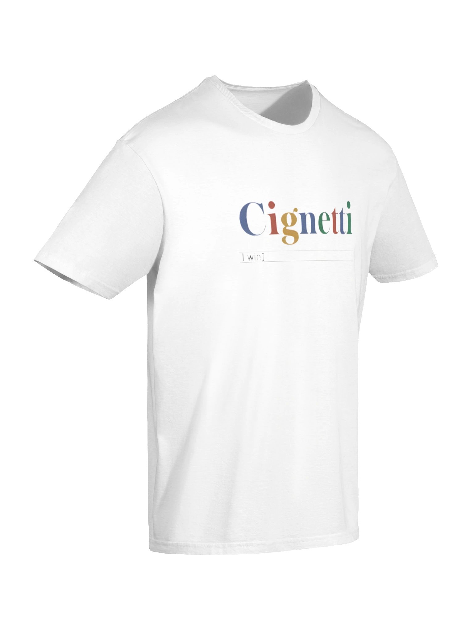 CignettI “I Win” Search Bar T-shirt product image (7)