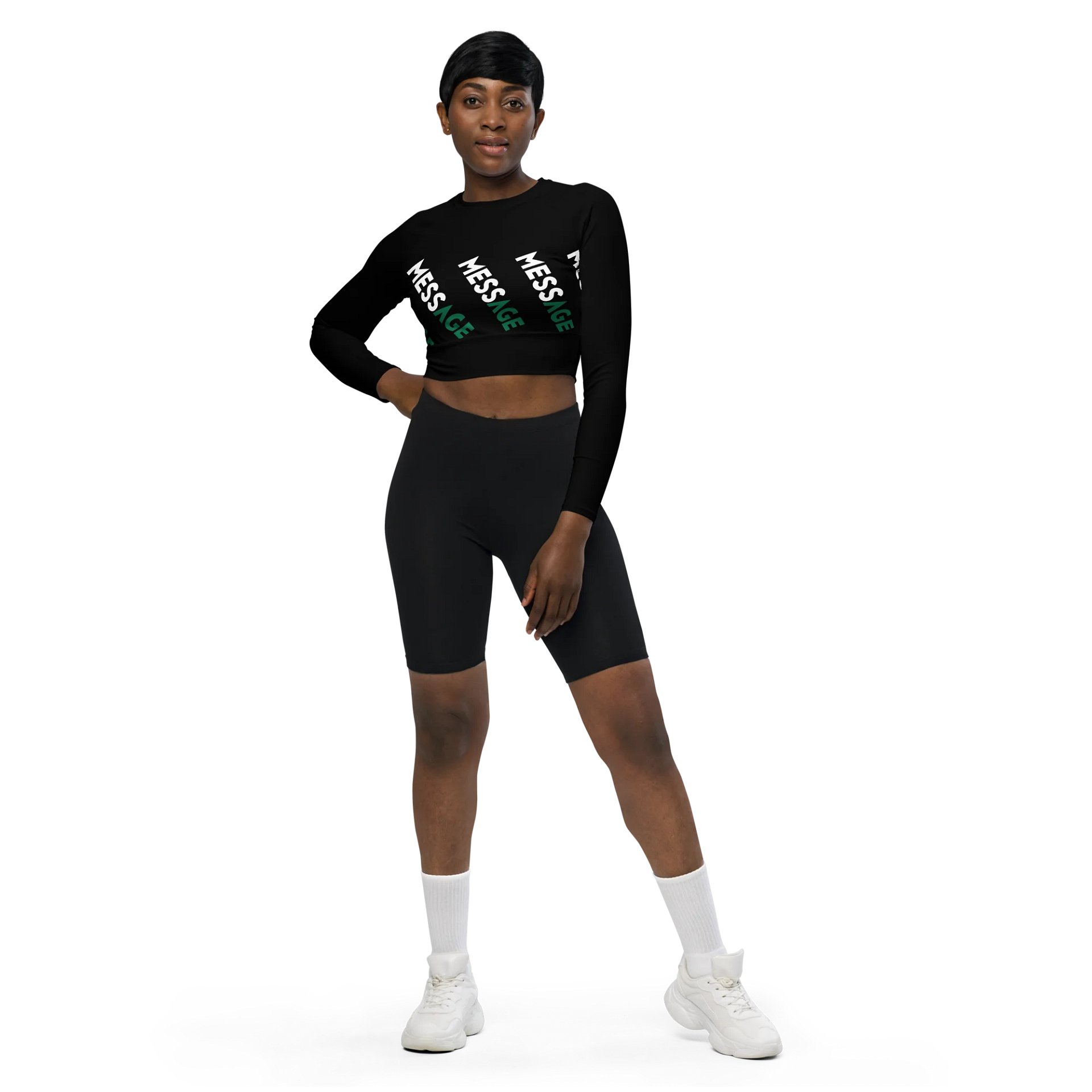 BadAss MessCrop Top //recycled polyester\\ product image (1)