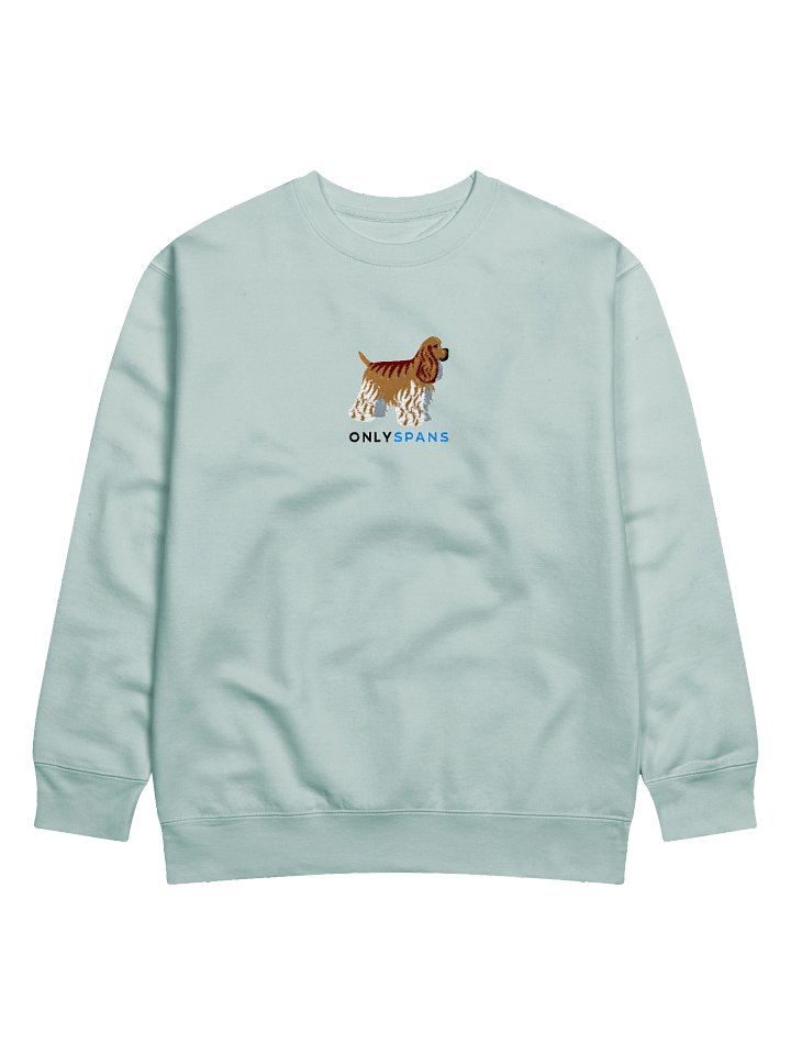Only Spans Sweatshirt (Embroidered) of an American Cocker Spaniel(Fawn) product image (43)