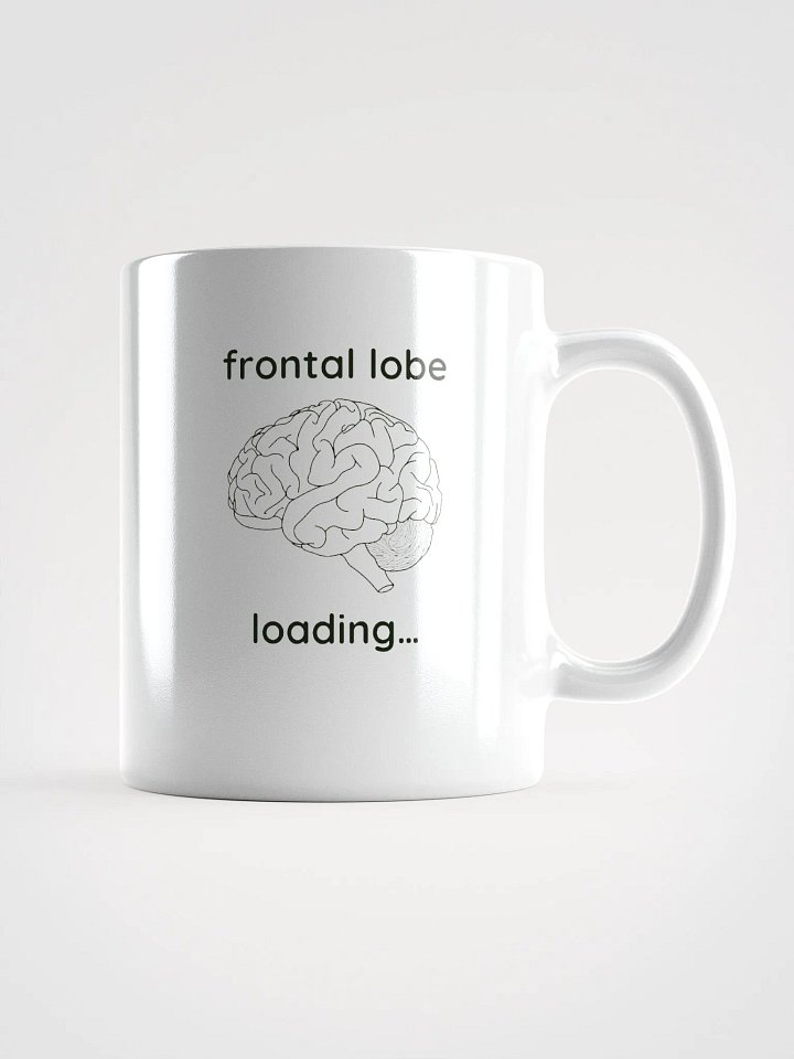 frontal lobe loading... mug (black) product image (1)