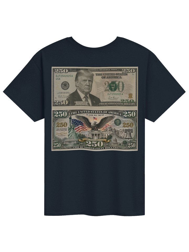 Trump $250 – Make America Great Again | Patriotic Back Printed Tee product image (10)