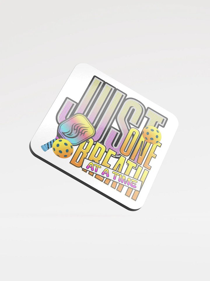 Just One Breath At A Time Pickleball Coaster product image (2)