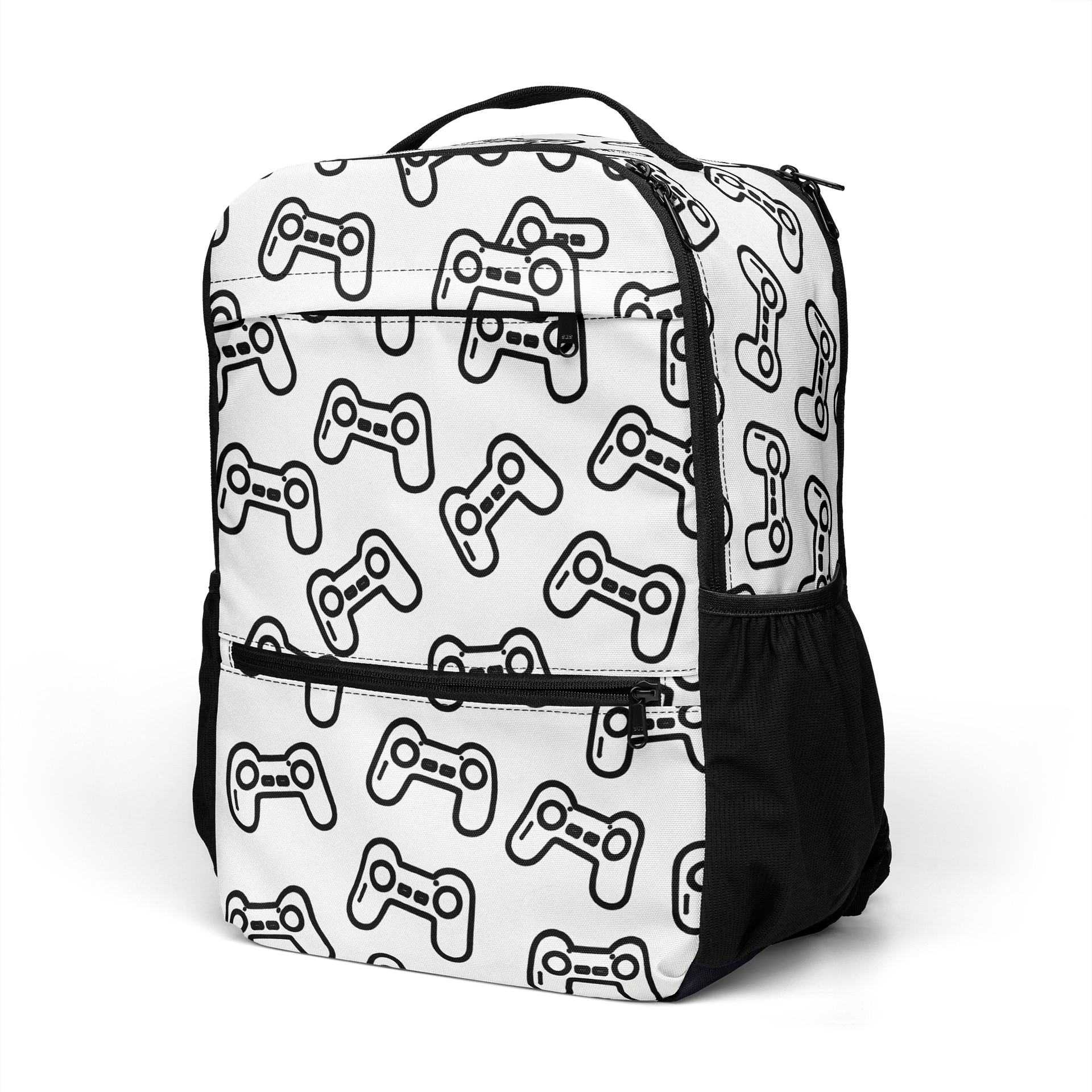 SAC À DOS IMPRIMÉ INTÉGRAL MANETTE NOIR product image (1)