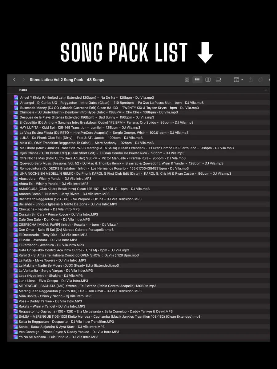 Ritmo Latino Mix Vol.2 – Song Pack product image (2)