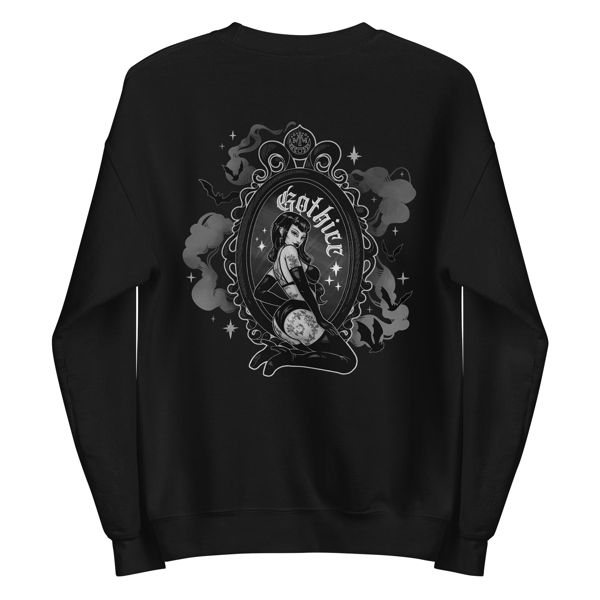 𝖌𝖔𝖙𝖍𝖎𝖈𝖈 sweatshirt (back print) product image (2)