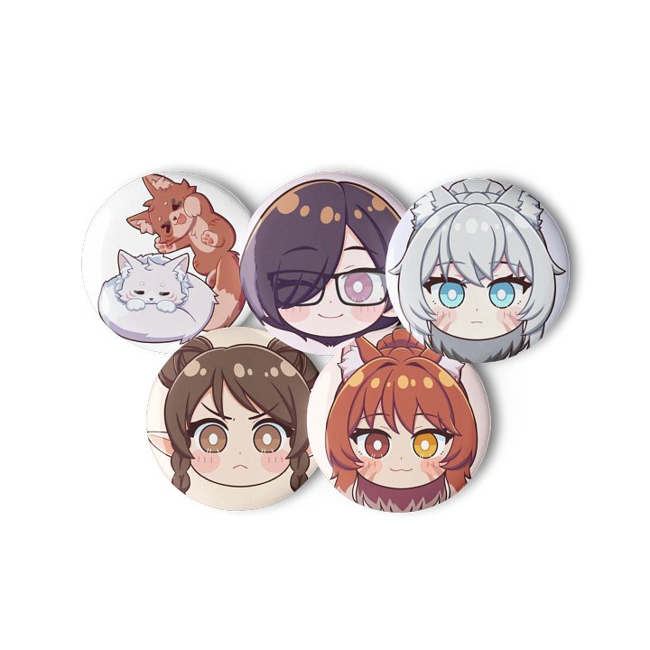 Kit Gang Pin Buttons product image (2)