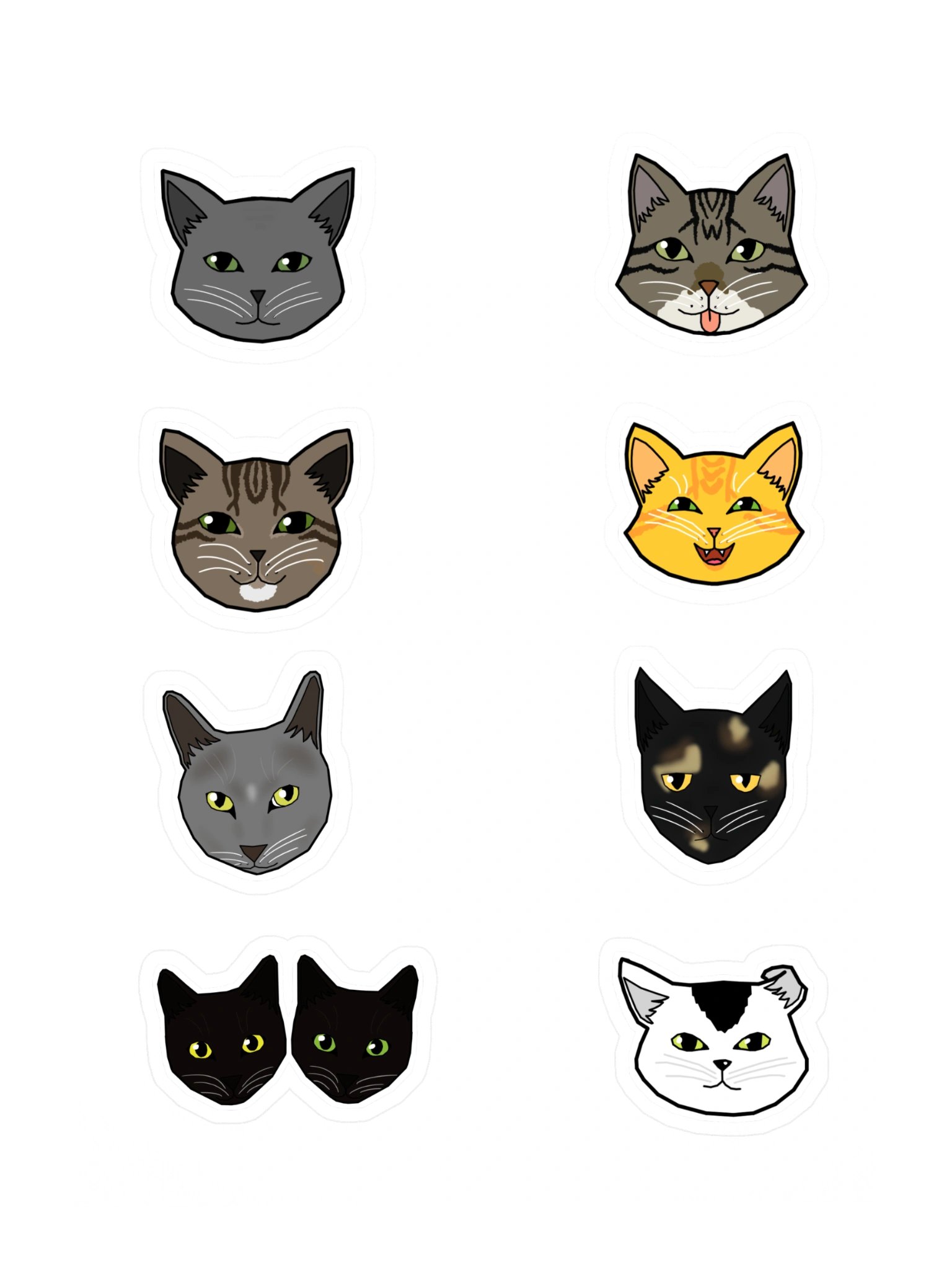 Whiskered Whimsy Sticker Ensemble product image (3)