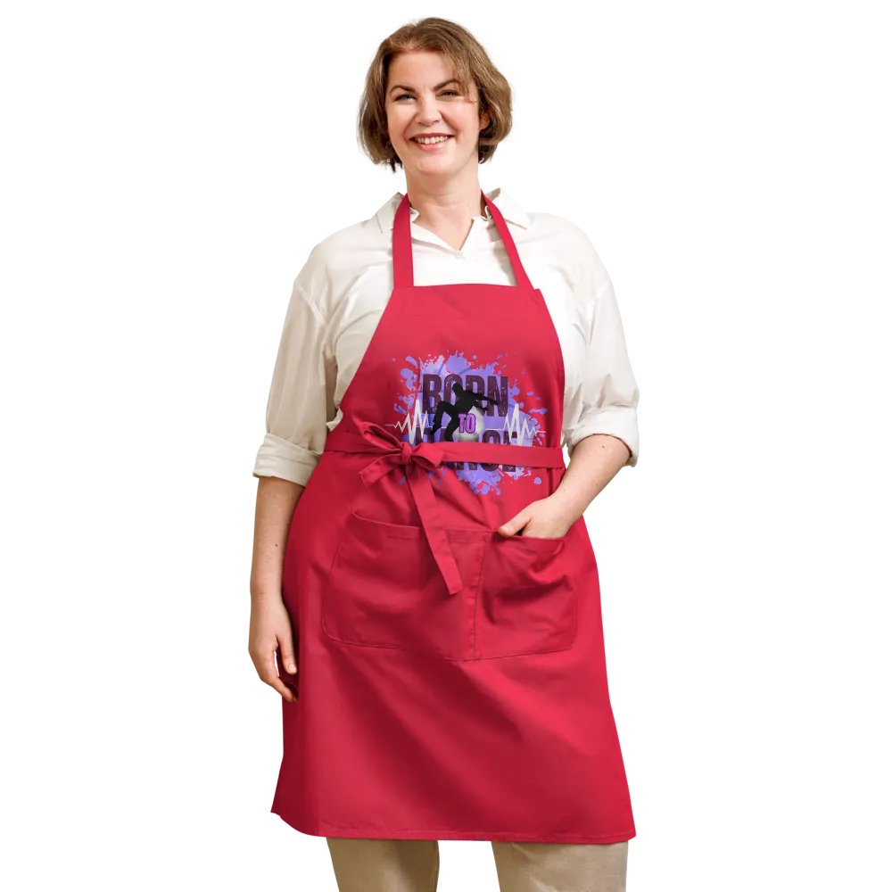 Dynamic Born to Dance Splash His Silhouette Apron product image (37)