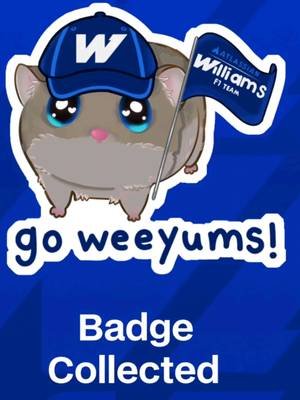 Time to get your Go weeyums! badge and create some funny memes using the meme generator available on the Williams app!! #digitalartists #williamsf1 #formula1 #williamsracing #goweeyums 
