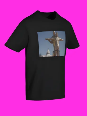 Trump and Epstein Titanic Statue T-Shirt product image (155)