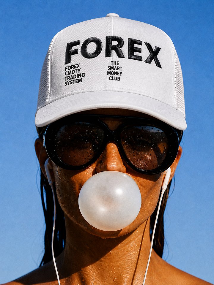 The “FOREX” Trucker Cap — The Smart Money Club product image (2)