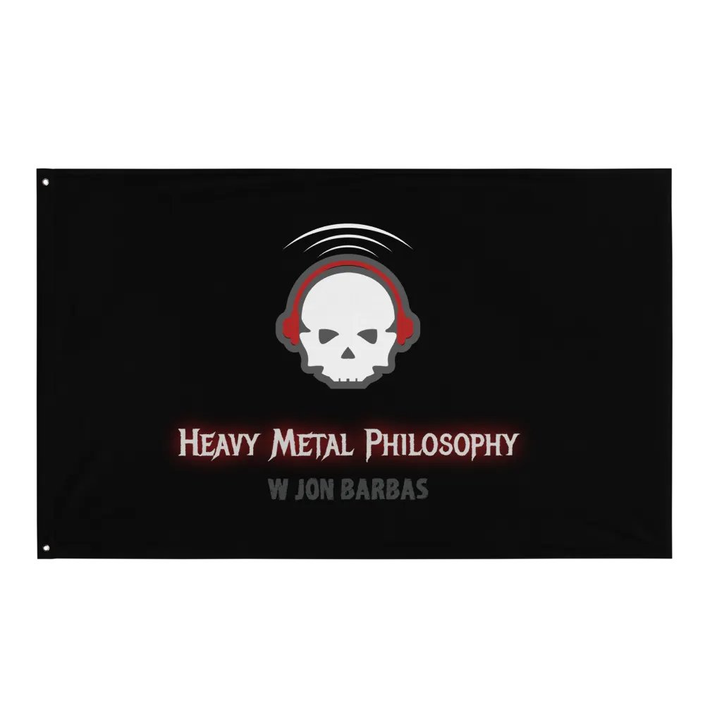 Heavy Metal Philosophy Flag! product image (1)