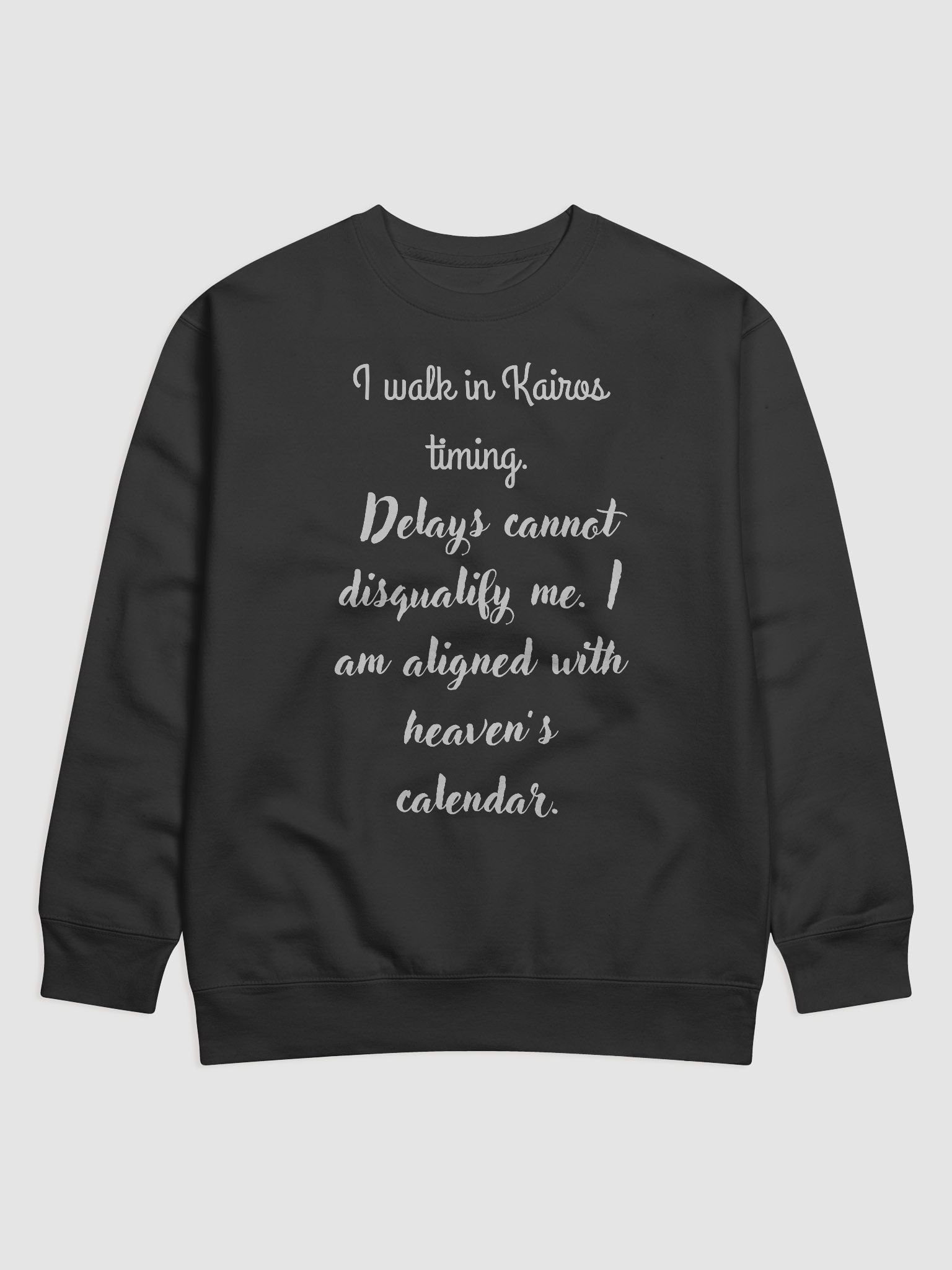 I Walk in Kairos Timing Cotton Heritage Sweatshirt product image (1)