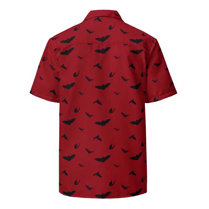 Crimson Bat Gothic Hawaiian Shirt product image (2)