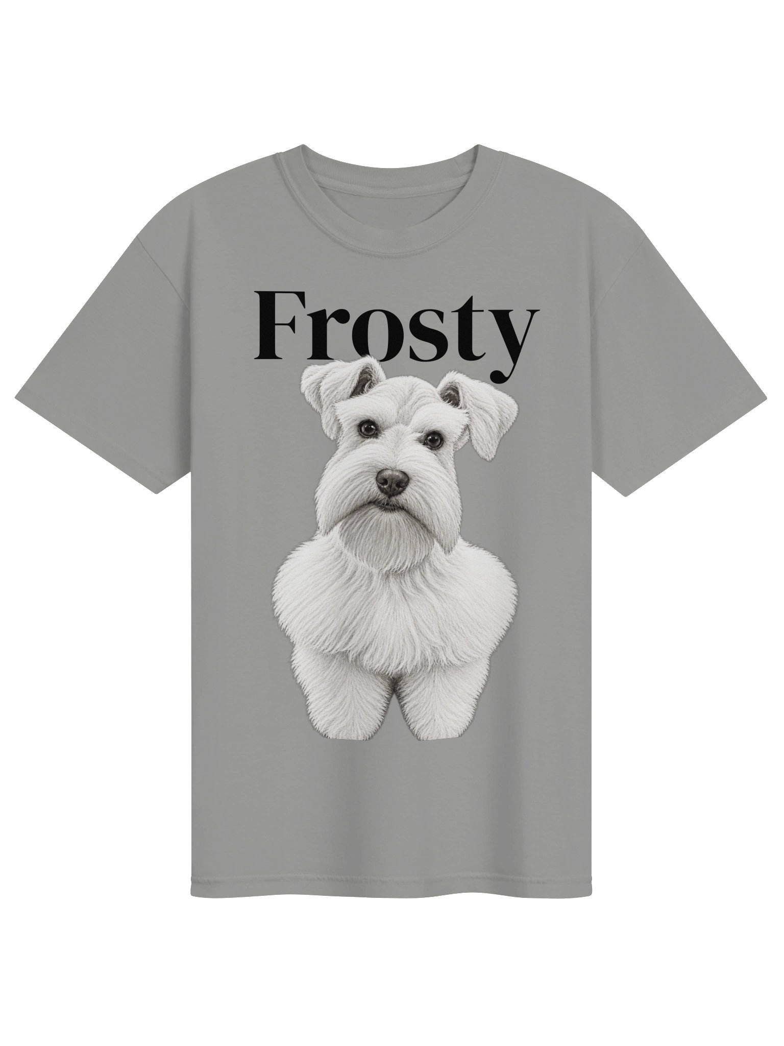Custom Dog Portrait T-Shirt – Personalized Pet Photo & Name Tee product image (1)