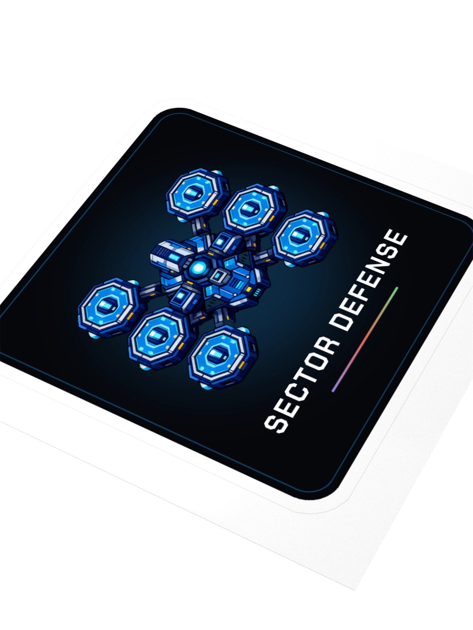 Sector Defense Azure Voyager Sticker product image (3)