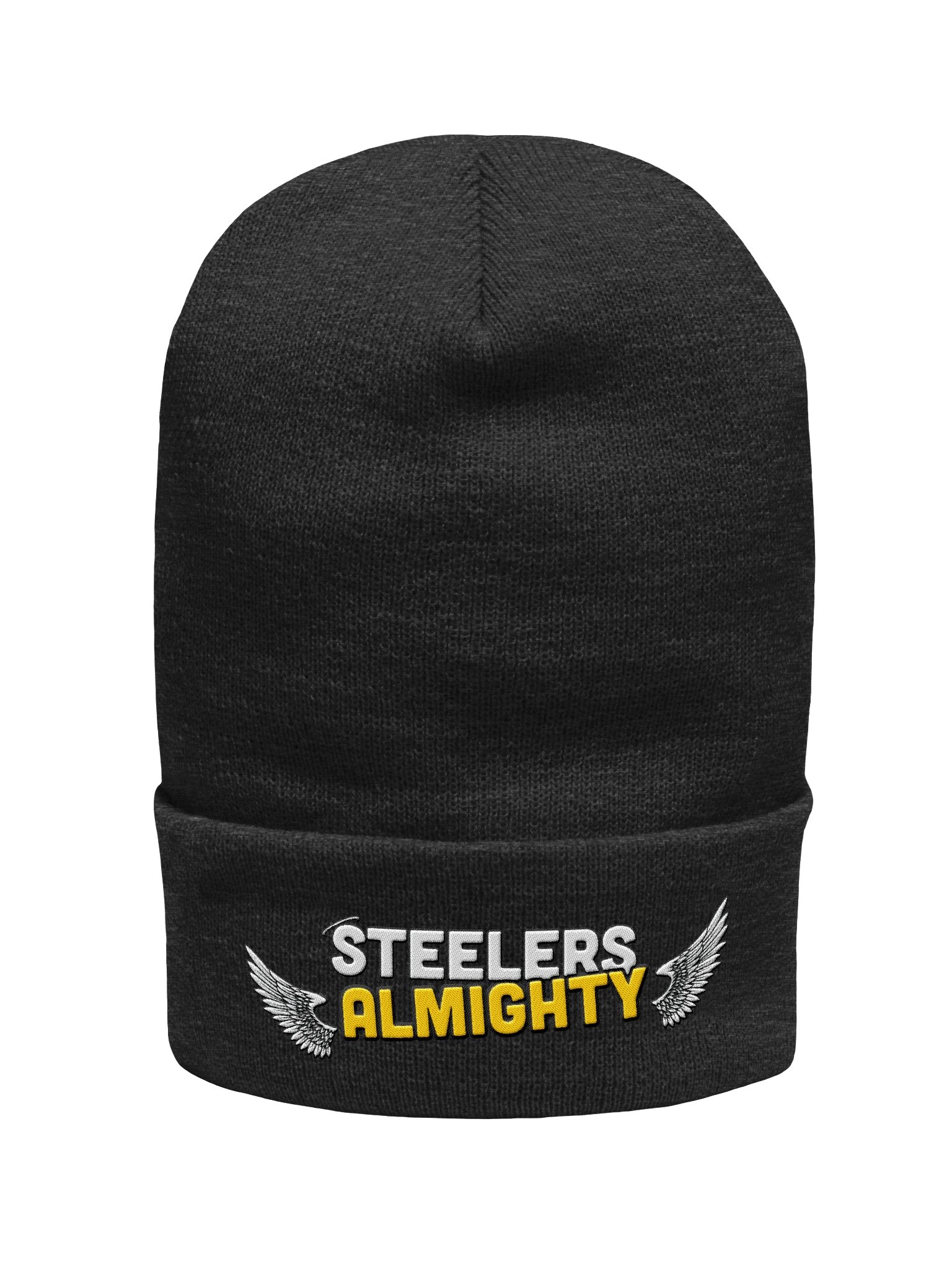 ALMIGHTY Cuffed Beanie (White Logo) product image (2)