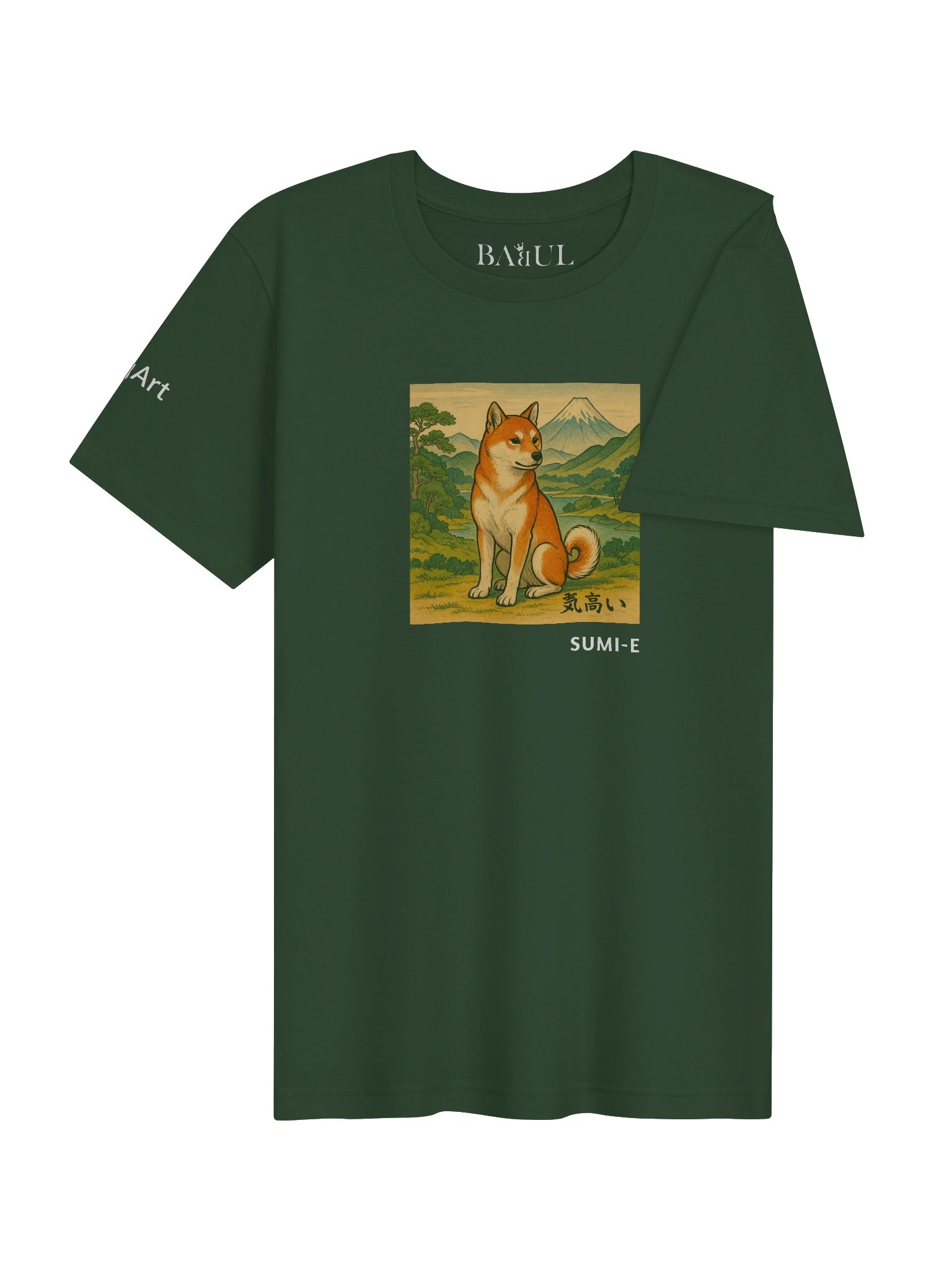 DOGART Unisex Jersey DOG T-Shirt - SUMI-E STYLE - Iconic Painting Reimagined with Dogs product image (3)