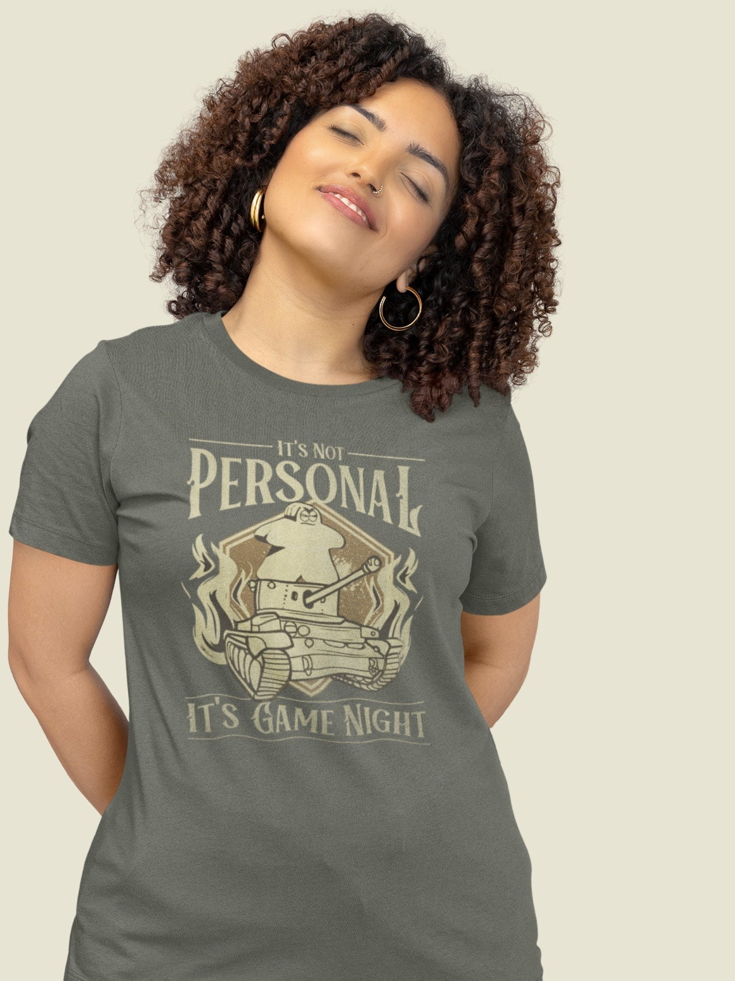 Not Personal It's Game Night Shirt for Board Gamers - Army product image (1)