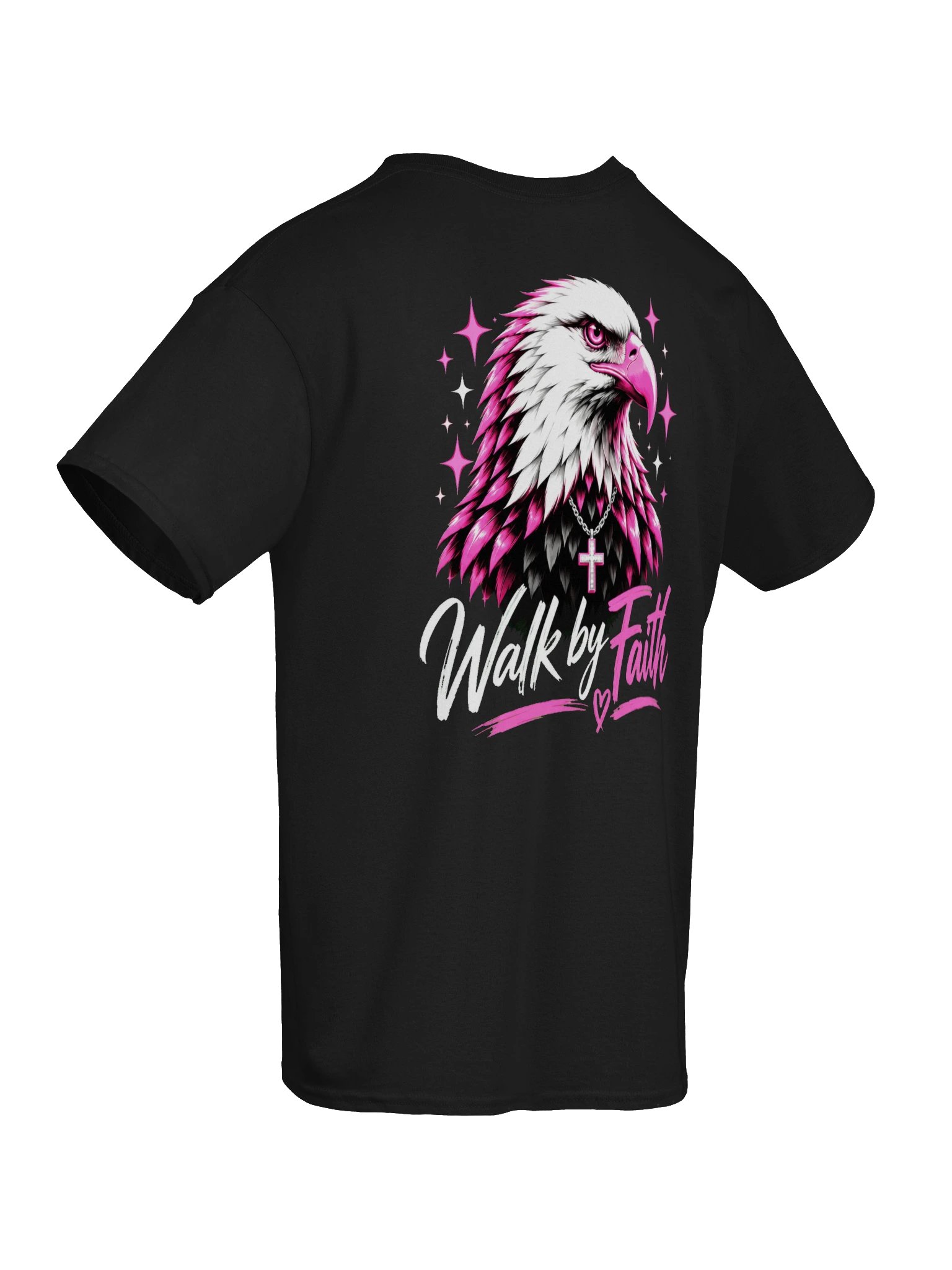 Walk by Faith Pink Eagle RBF T-Shirt product image (8)