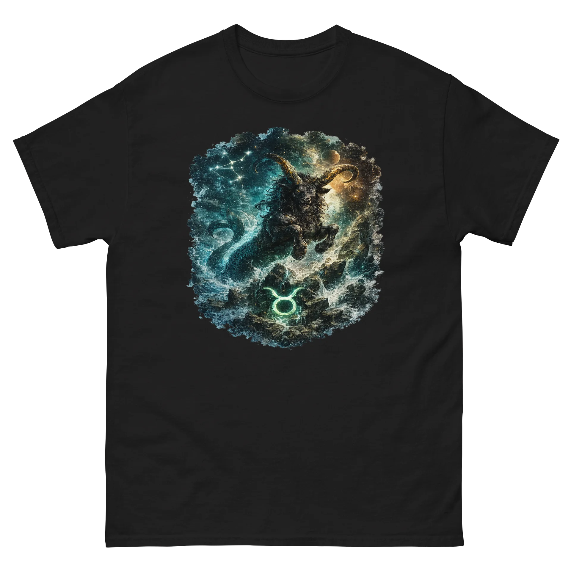 Realm of the Eternal Tides — Capricorn Zodiac Tee product image (2)