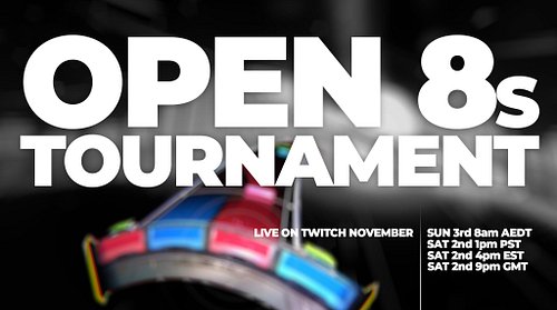 The Open 8's are back, and we're starting in 5 days on Sunday, November 10th at 8AM AEDT!
This tournament is open to all play...