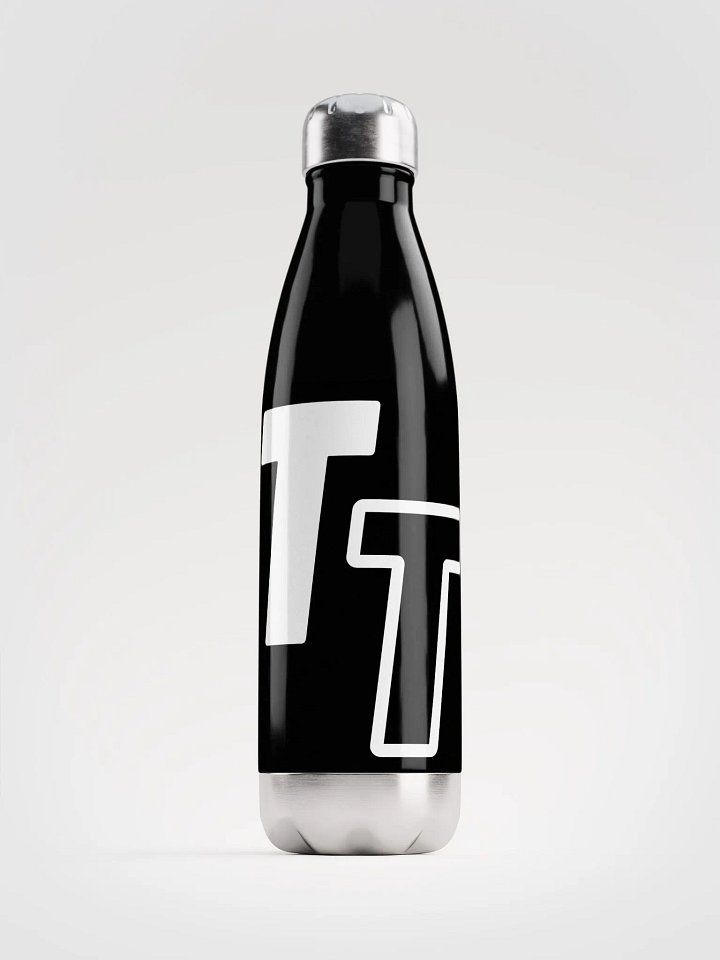 Trendy Stainless Steel Water Bottle - Black product image (2)