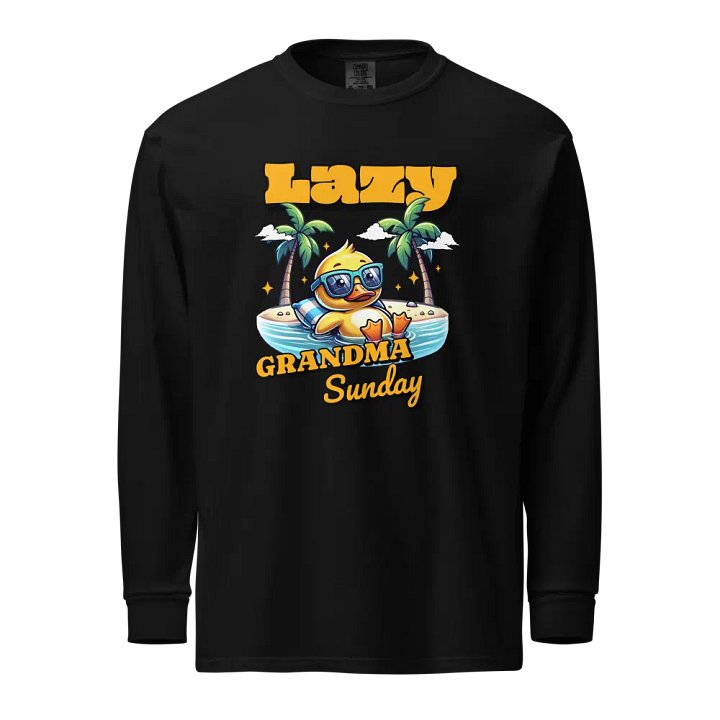 Grandma Tropical Duck Long Sleeve Shirt product image (1)