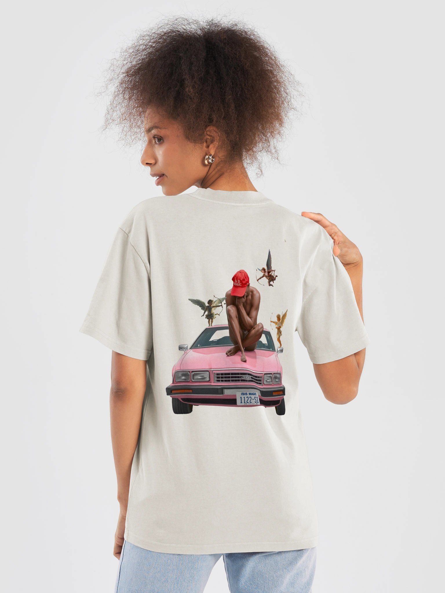 Divine Eye Wings Oversized Tee product image (6)