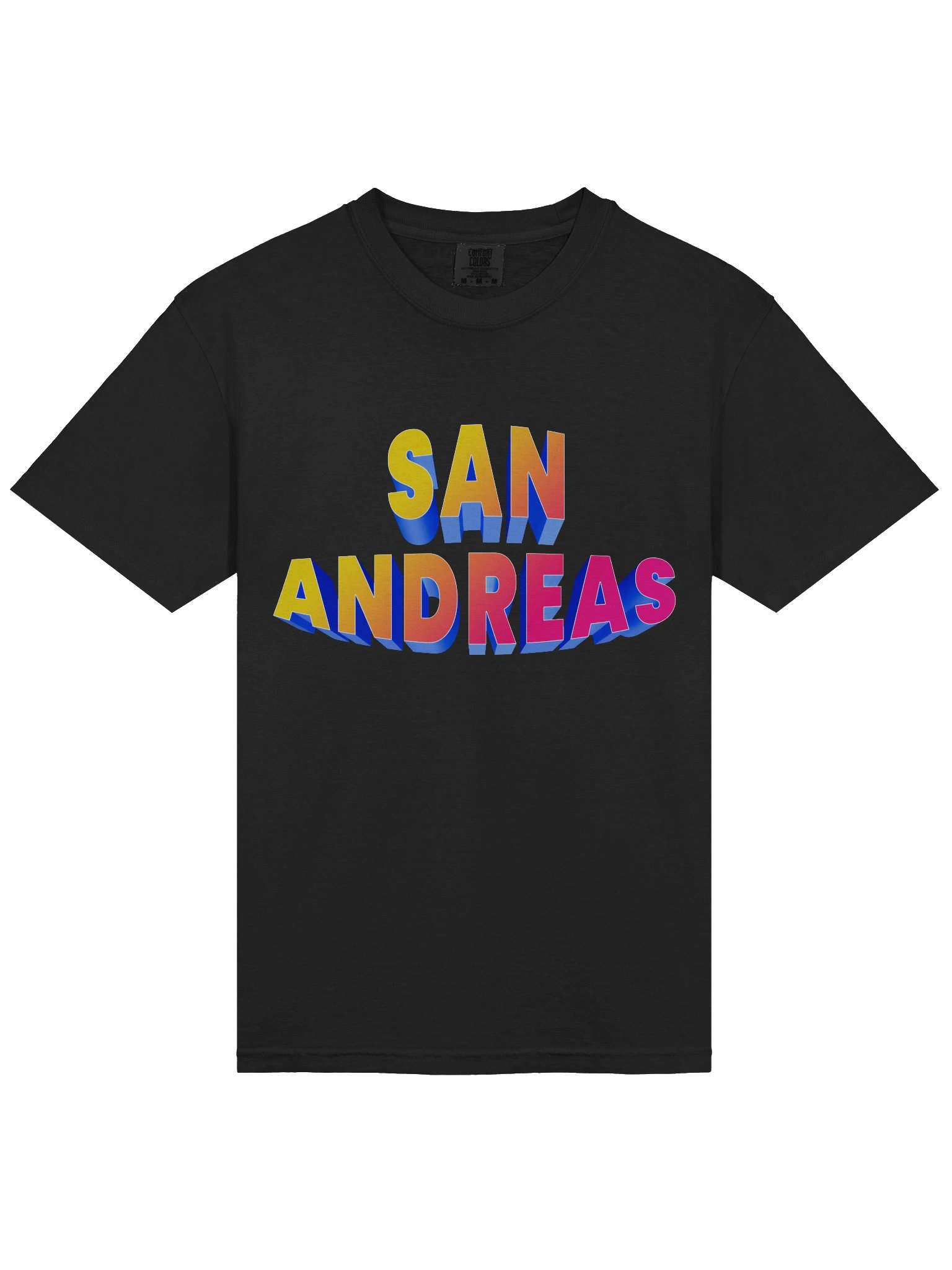 SAN ANDREAS 3D Gradient Tee product image (3)