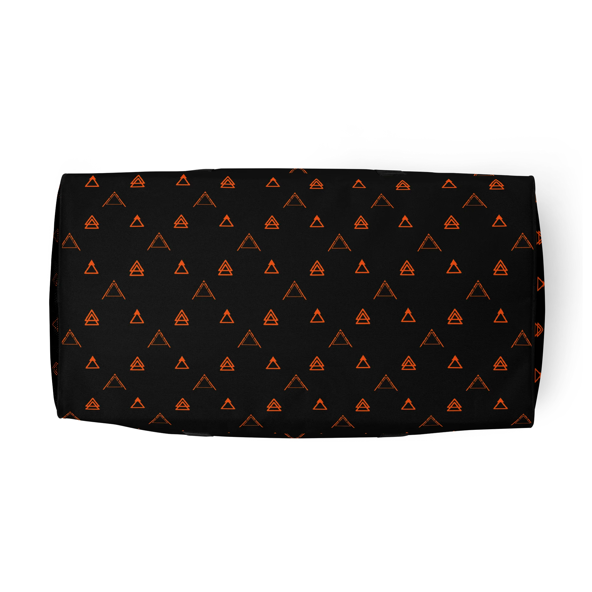 Black & Orange Geometric Weekender Duffle Bag product image (5)