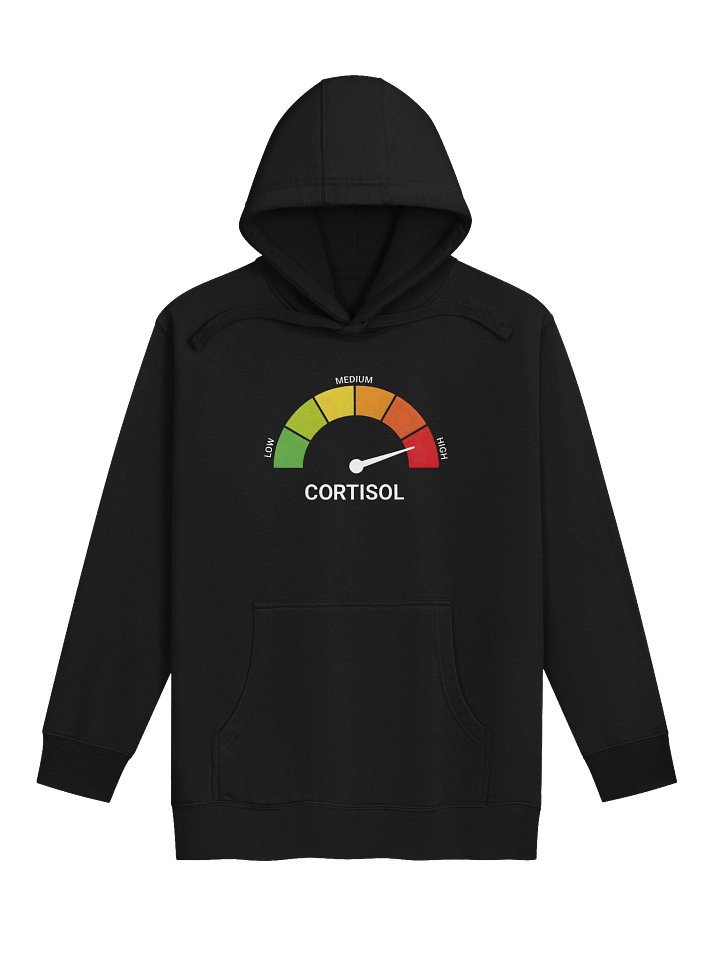 High Cortisol Premium Hoodie Black product image (1)