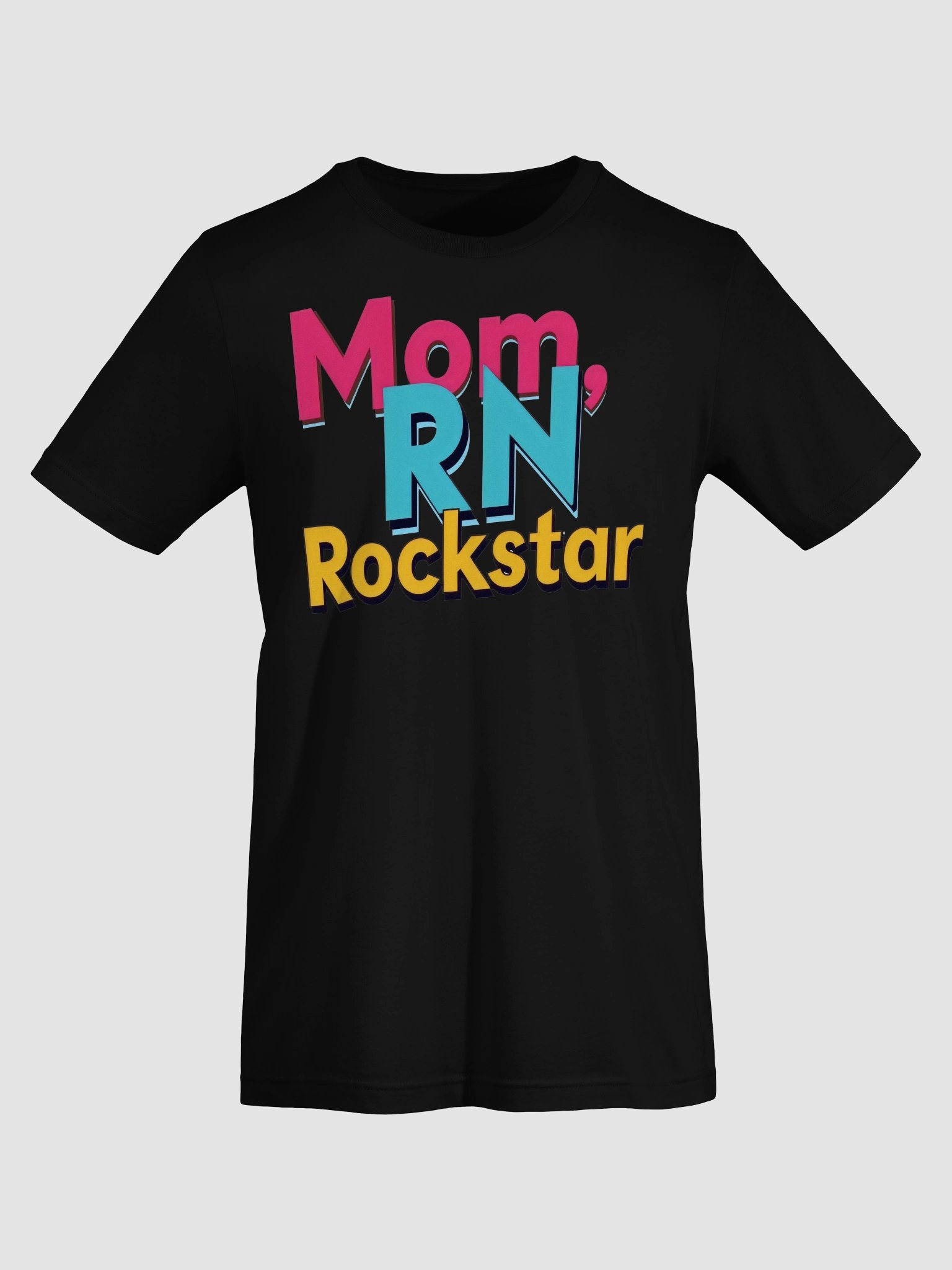 Mom, RN Rockstar 3D T-Shirt product image (61)