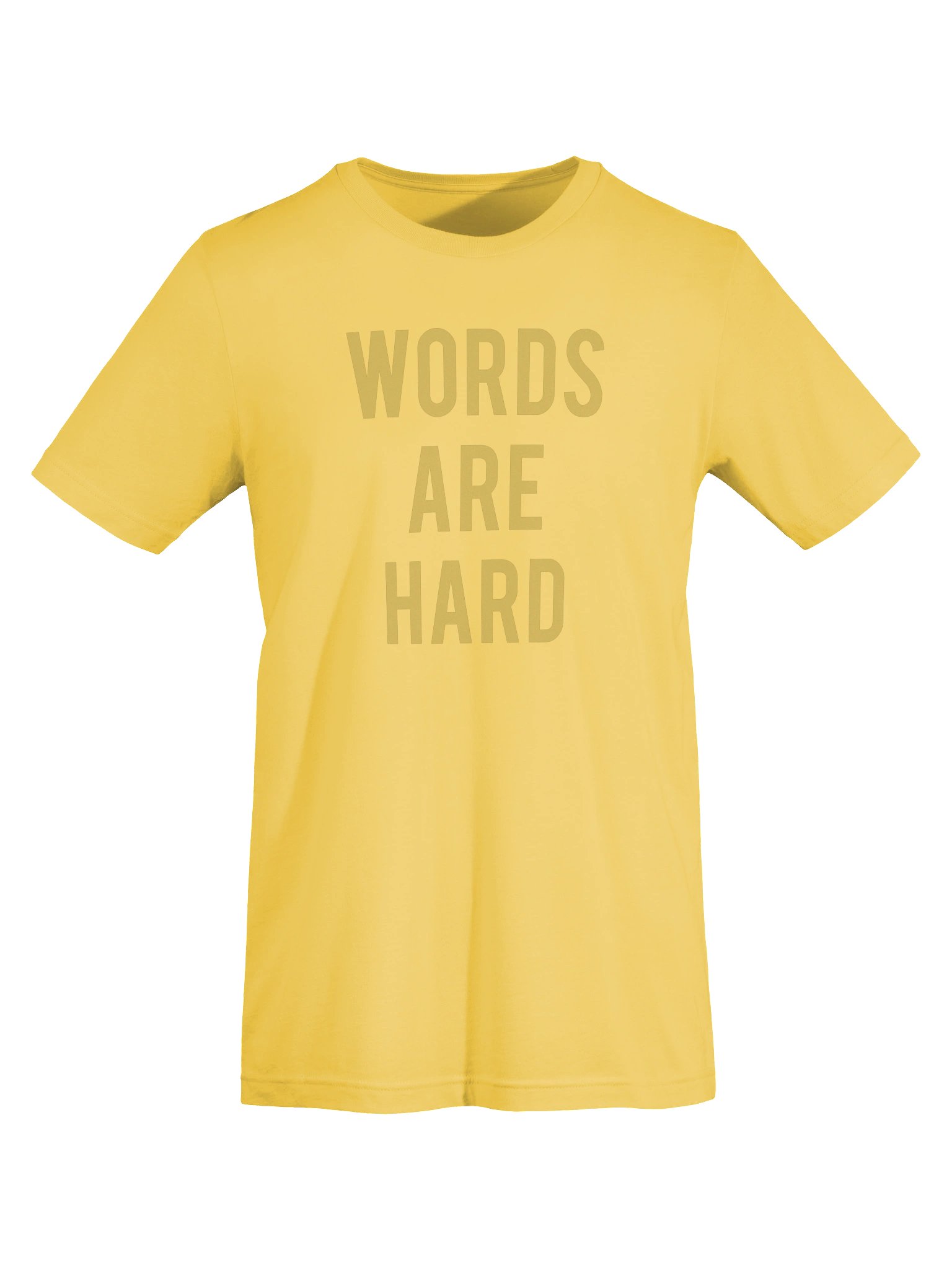 Words Are Hard - Yellow product image (5)