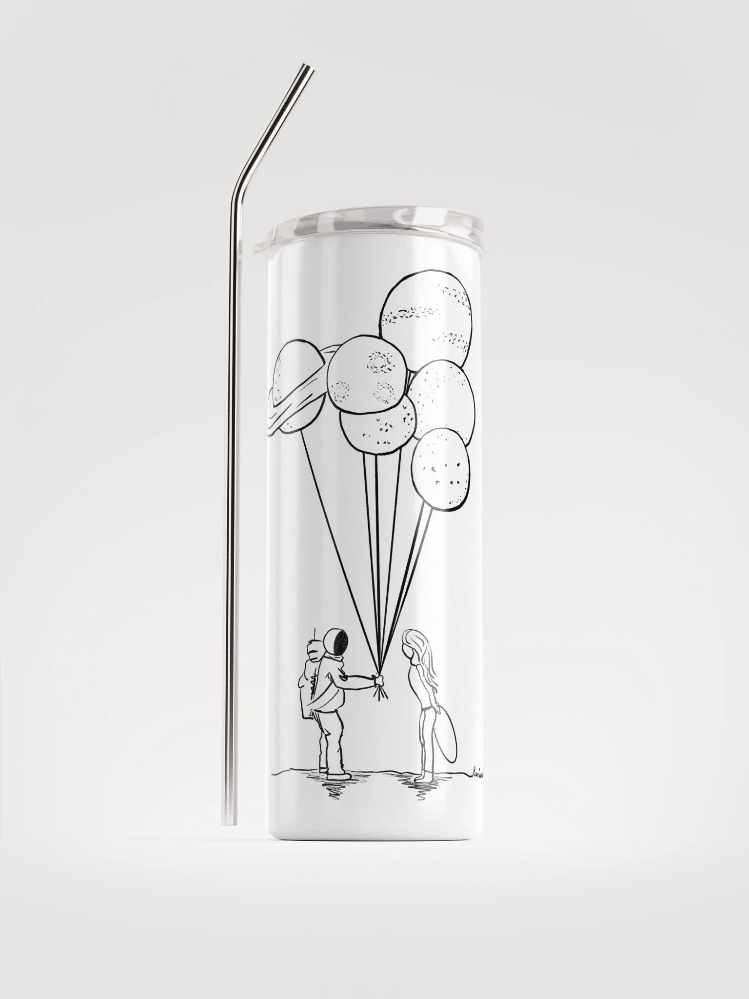 Need some space? ~ Stainless steel thumbler product image (1)