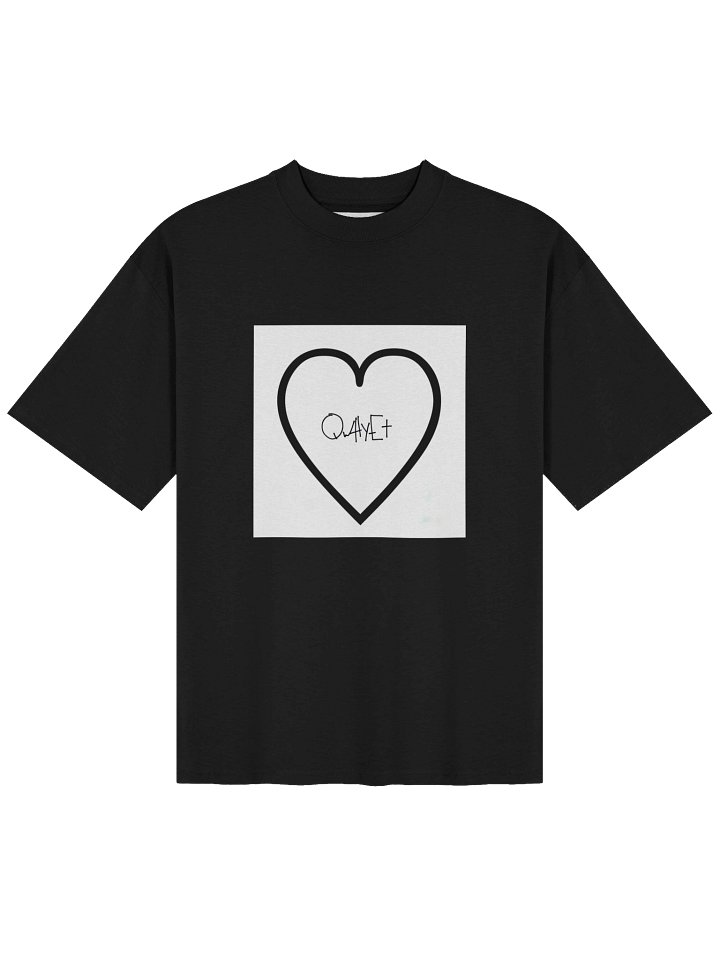 QWHYET HEART Oversized Tee product image (1)