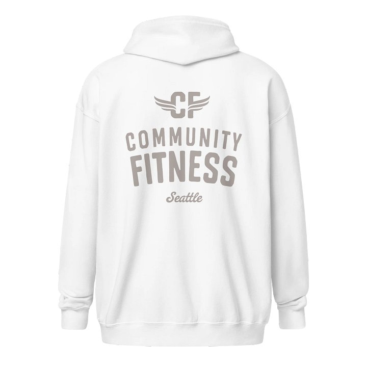 Classic Zip Hoodie | White product image (2)