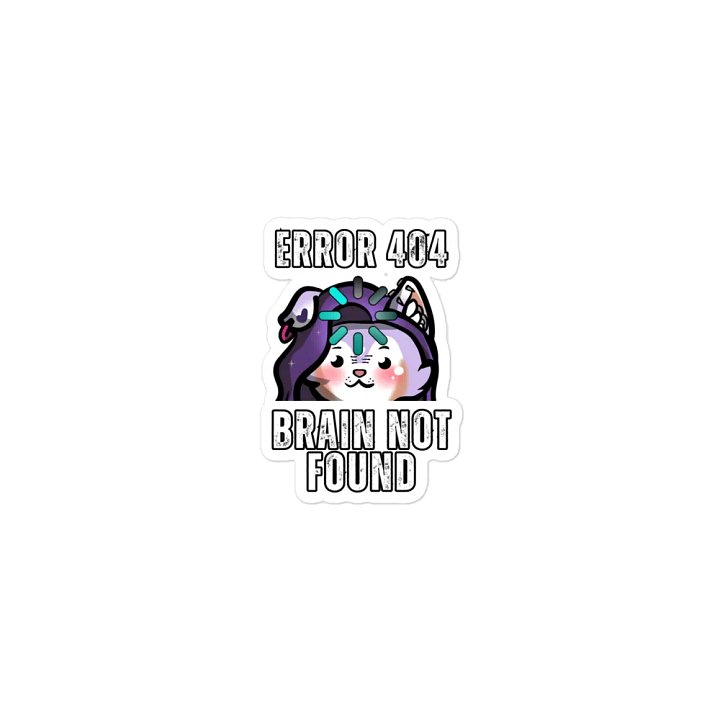 Error 404 Brain Not Found Magnet product image (1)