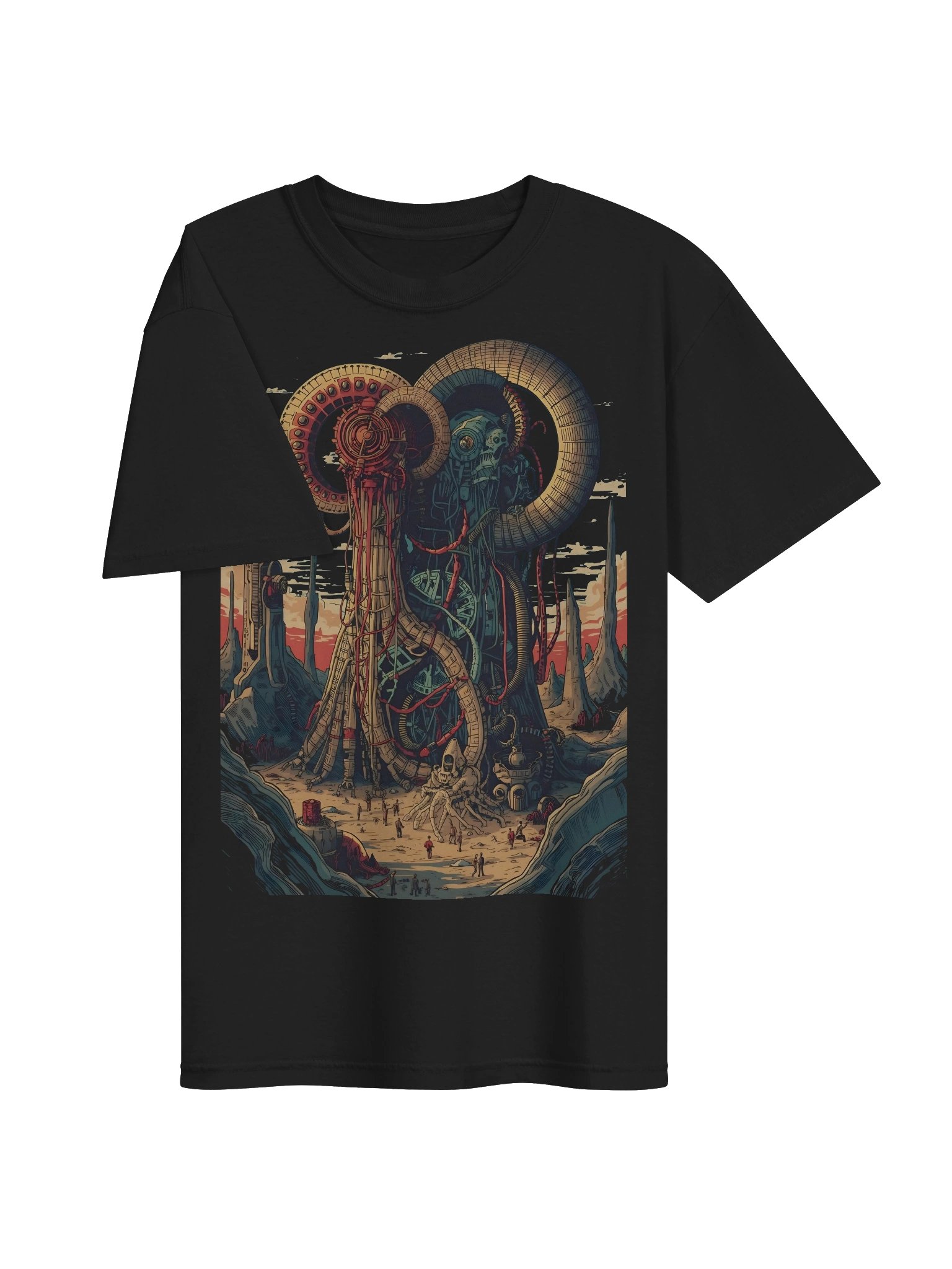 Horned Space Creature Heavyweight T-Shirt product image (6)