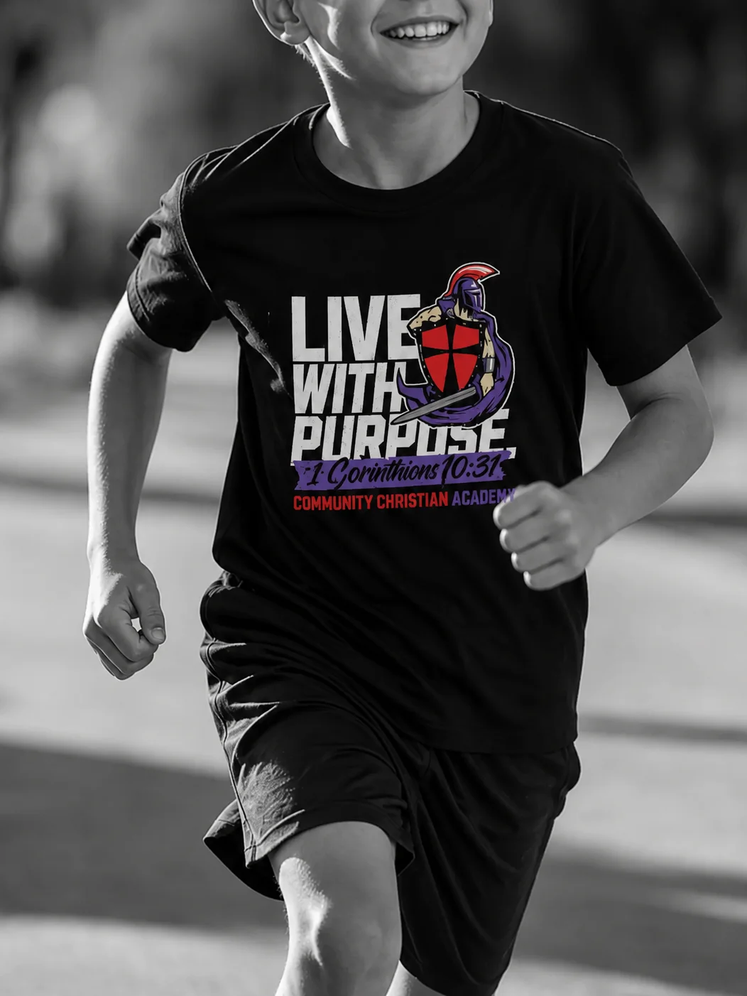Live with Purpose CCA Youth Tshirt product image (1)