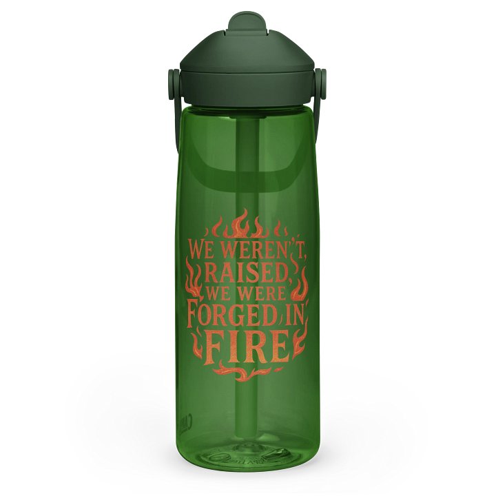 🔥 “We Weren’t Raised, We Were Forged in Fire” – Flame Bottle 🔥 product image (13)