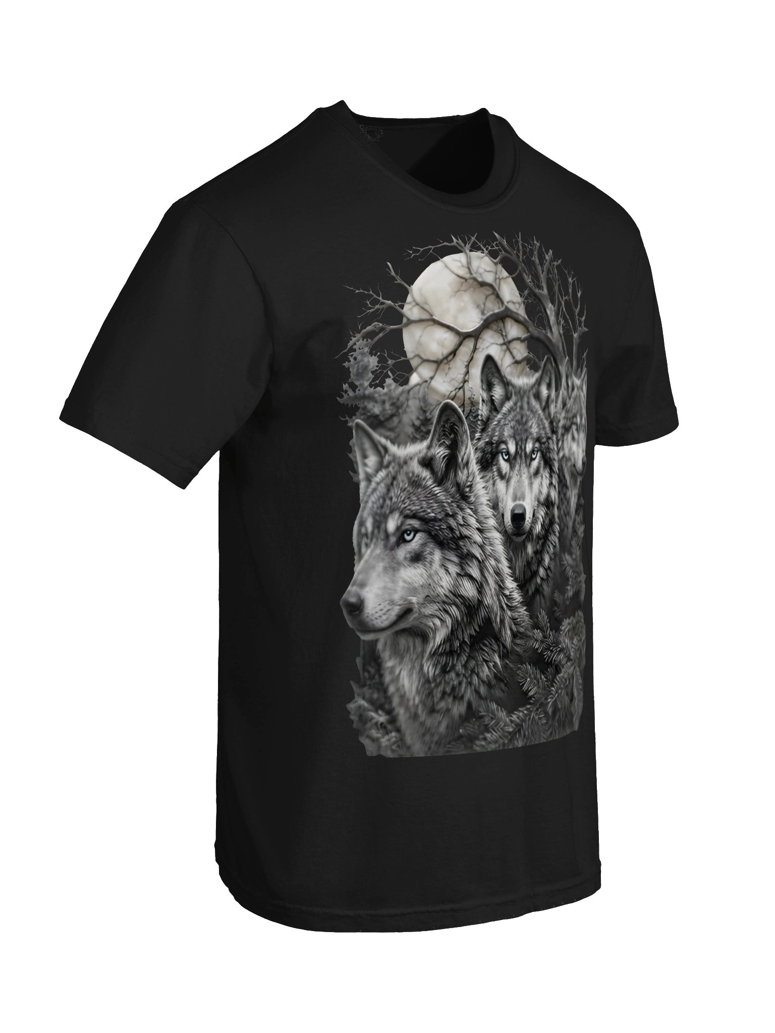 Moonlit Wolves Graphic Tee product image (6)