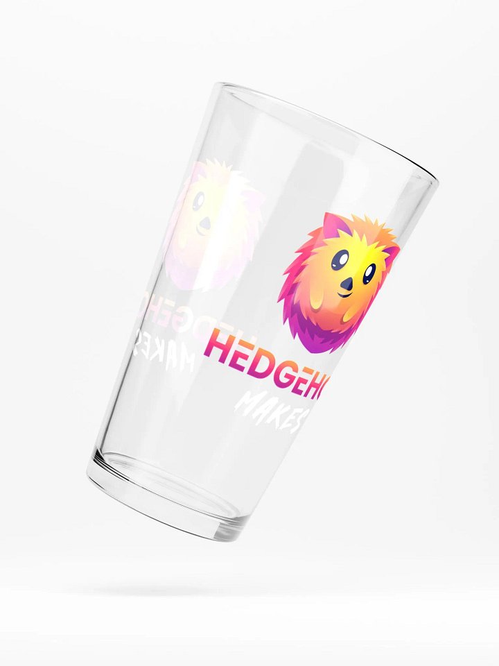 Hedgehog Makes Pint Glass product image (2)