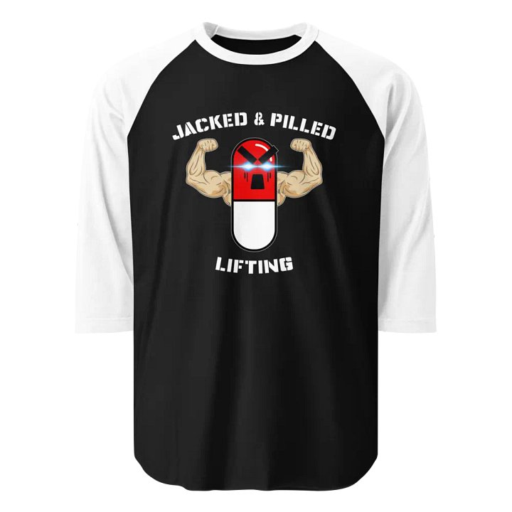 Jacked & Pilled™ Baseball Shirt product image (1)