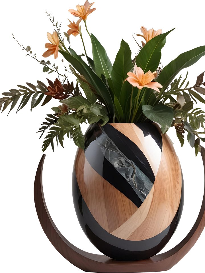 Dream of Eternity – Art Deco Vase PNG product image (1)