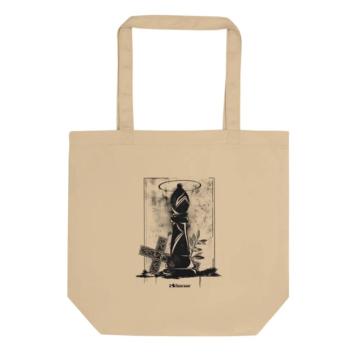 Grunge Chess: Bishop and Cross tote bag product image (1)